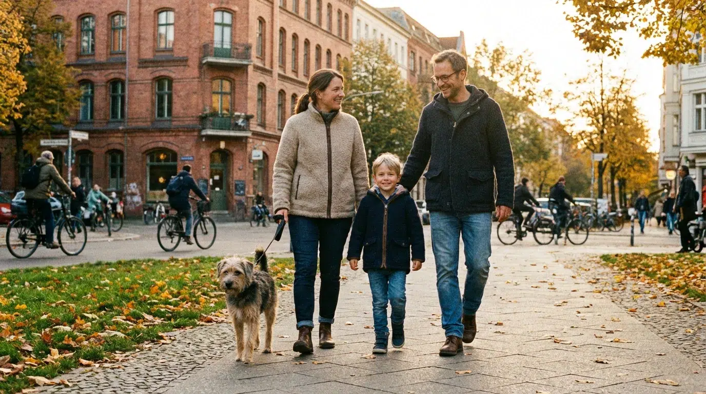 Hund im Alltag einer Familie